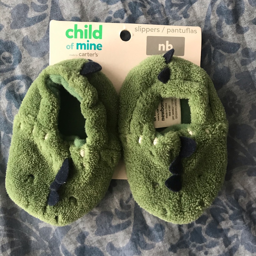 Child of Mine by Carter’s Newborn Slippers